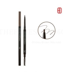 01 Gray Brown: Nâu xám – Chì kẻ mày 2 đầu siêu mảnh Brow Master Slim Pencil fmgt
