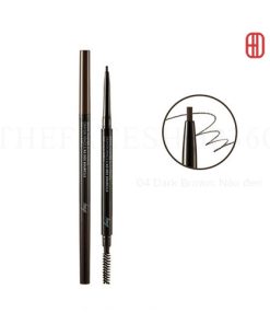 04 Dark Brown: Nâu đen – Chì kẻ mày 2 đầu siêu mảnh Brow Master Slim Pencil fmgt