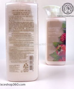 Thông tin Sữa dưỡng thể Mâm xôi chống lão hóa Raspberry Body Lotion The Face Shop (300ml)