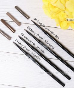 Tone màu Chì kẻ mày 2 đầu siêu mảnh Brow Master Slim Pencil fmgt The Face Shop