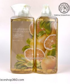 Gel tắm Bưởi Hồng trắng mịn da Grapefruit Body Wash The Face Shop (300ml)
