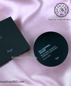 Hộp Phấn phủ nén trong suốt kiềm dầu Oil Control Water Blotting Compact fmgt The Face Shop