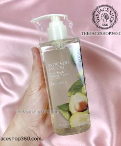 Mặt trước Gel tắm dưỡng từ Bơ và Vitamin E Avocado Body Wash The Face Shop (300ml)
