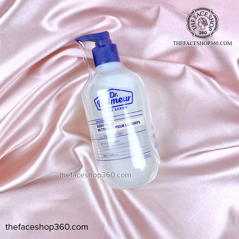 Mặt trước Sữa tắm dưỡng ẩm phục hồi da Dr. Belmeur Mild Derma Body Wash (500ml)