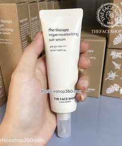 Mặt trước Tinh chất chống nắng ngừa lão hóa The Therapy Vegan Moisturizing Sun Serum SPF 50+ PA++++