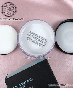 Phấn phủ bột trong suốt kiềm dầu Oil Control Water Blotting Powder fmgt The Face Shop