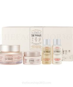 Set kem dưỡng ngăn ngừa lão hóa The Therapy Oil Blending Cream Special Set The Face Shop