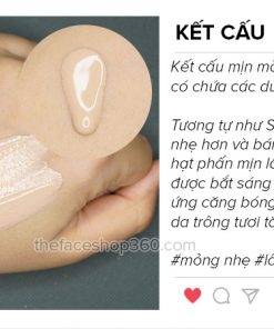 Kết cấu kem nền lâu trôi hiệu ứng căng bóng da Ink Lasting Foundation Glow fmgt The Face Shop (30ml)