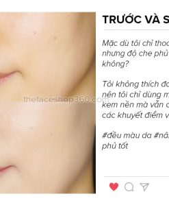 Review kem nền lâu trôi hiệu ứng căng bóng da Ink Lasting Foundation Glow fmgt The Face Shop (30ml)