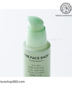 Đầu vòi Tinh chất Tràm Trà ngừa mụn se lỗ chân lông Tea Tree Pore Ampoule The Face Shop (30ml)