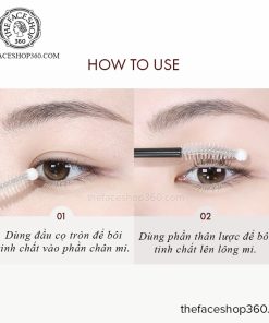 Hướng dẫn sử dụng Tinh chất dưỡng mi Maxx Eye Vegan Lash Ampoule fmgt The Face Shop