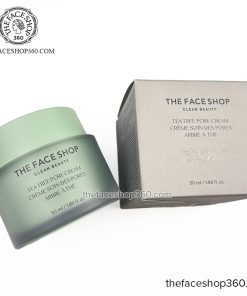 Kem dưỡng Tràm Trà ngừa mụn se khít lỗ chân lông Tea Tree Pore Cream The Face Shop 50ml