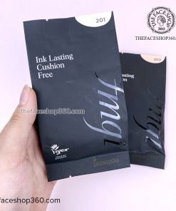 Lõi phấn nước thuần chay lâu trôi Ink Lasting Cushion Free Vegan fmgt Refill The Face Shop