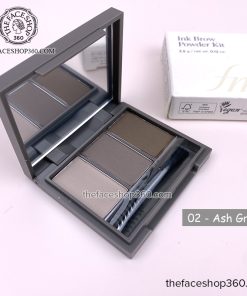 Màu 02 Bột kẻ chân mày 3 ô tự nhiên Ink Brow Powder Kit fmgt The Face Shop