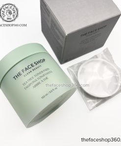 Nước cân bằng dạng miếng Tràm Trà ngừa mụn se khít lỗ chân lông Tea Tree Toner Pads The Face Shop 150ml