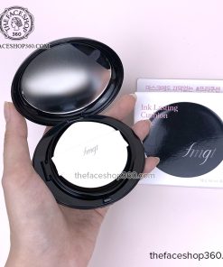 Phấn nước thuần chay lâu trôi Ink Lasting Cushion Free Vegan fmgt The Face Shop