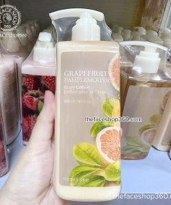 Sữa dưỡng thể Bưởi Hồng trắng da Grapefruit Body Lotion The Face Shop (300ml)
