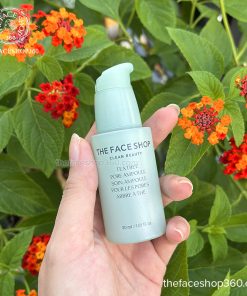 Tinh chất Tràm Trà ngừa mụn se khít lỗ chân lông Tea Tree Pore Ampoule The Face Shop 30ml