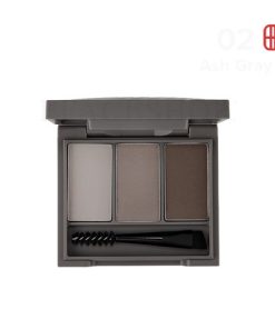 Tone 02 Ash Gray Bột kẻ mày 3 ô Ink Brow Powder Kit fmgt