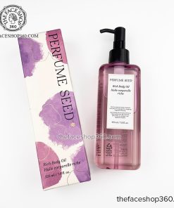 Dầu dưỡng thể cấp ẩm sâu Perfume Seed Rich Body Oil The Face Shop 225ml