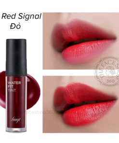 Màu số 4 - Red Signal Son Tint lì hương trái cây Water Fit Tint fgmt The Face Shop