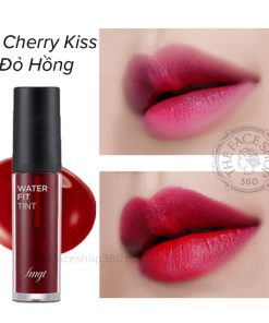 Màu số 5 - Cherry Kiss Son Tint lì hương trái cây Water Fit Tint fgmt The Face Shop