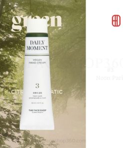 Mùi 3 Kem dưỡng da tay hàng ngày hương nước hoa thuần chay Daily Moment Vegan Hand Cream The Face Shop 30ml