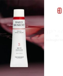 Mùi 5 Kem dưỡng da tay hàng ngày hương nước hoa thuần chay Daily Moment Vegan Hand Cream The Face Shop 30ml