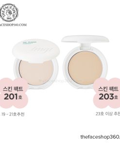 Tone màu Phấn phủ nén kiềm dầu Oil Clear Skin Cover Compact The Face Shop