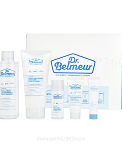 Bộ sản phẩm chăm sóc da dầu, da nhạy cảm Dr. Belmeur Clarifying Skincare Set (5SP) The Face Shop