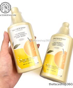 Bộ Sữa Tắm Sữa dưỡng thể trắng da The Botanic Lemon Verbena The Face Shop