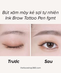 Bút xăm chân mày kẻ sợi tự nhiên Ink Brow Tattoo Pen fgmt
