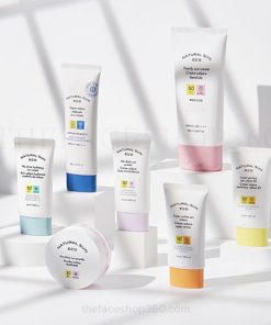 Kem chống nắng toàn thân size lớn Natural Sun Eco Family Sun Cream SPF50+ PA+++ 150ml The Face Shop