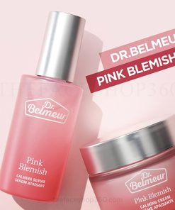 Kem dưỡng ẩm sáng hồng mờ thâm làm dịu da nhạy cảm Dr. Belmeur Pink Blemish Calming Cream 50ml The Face Shop