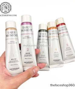 Kem dưỡng da tay hàng ngày hương nước hoa thuần chay Daily Moment Vegan Hand Cream The Face Shop 30ml