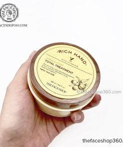 Kem dưỡng da tay và chân cấp ẩm chuyên sâu Rich Hand V Hand & Foot Total Treatment The Face Shop 110ml