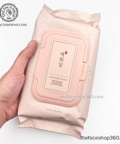 Khăn ướt tẩy trang Đông Y Yehwadam Deep Moisturizing Cleansing Oil Wipes (50 miếng) The Face Shop