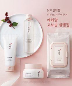 Khăn ướt tẩy trang Đông Y Yehwadam Deep Moisturizing Cleansing Oil Wipes (50 miếng) The Face Shop