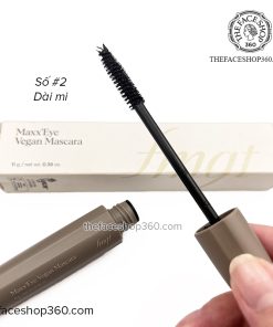 #2 Dài mi Masacara thuần chay dài và cong mi đẹp tự nhiên Maxx Eye Vegan Mascara The Face Shop