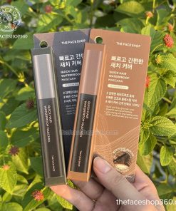 Mascara che phủ tóc bạc chống nước lâu trôi Quick Hair Waterproof Mascara The Face Shop