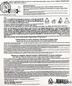 Thông tin Mặt nạ thuần chay Collagen nguyên chất dưỡng da trắng sáng At Home Aesthetics Vita-Toning Collagen Mask The Face Shop