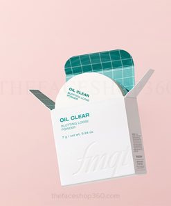 Phấn phủ bột trong suốt kiềm dầu Oil Clear Blotting Loose Powder fgmt The Face Shop