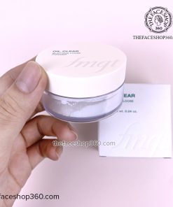 Phấn phủ bột trong suốt kiềm dầu Oil Clear Blotting Loose Powder fgmt The Face Shop