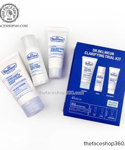 Set dưỡng mini chăm sóc da mụn nhạy cảm Dr. Belmeur Clarifying Trial Kit (3SP)