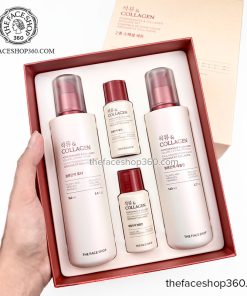 Set dưỡng săn mịn da và chống lão hóa Lựu Pomegranate Collagen Skincare Set The Face Shop