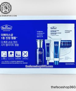 Set tinh chất phục hồi da nhạy cảm Dr. Belmeur Advanced Cica Peptite Ampoule Full Package (4SP)