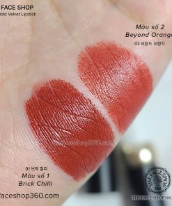 Review Son thỏi nhung Lì New Bold Velvet Lipstick Fmgt The Face Shop