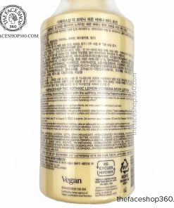 Thông tin Sữa dưỡng thể mềm mịn, trắng da The Botanic Lemon Verbena Body Lotion 350ml The Face Shop