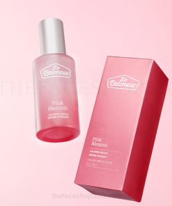Tinh chất sáng hồng mờ thâm làm dịu da nhạy cảm Dr. Belmeur Pink Blemish Calming Serum 50ml The Face Shop