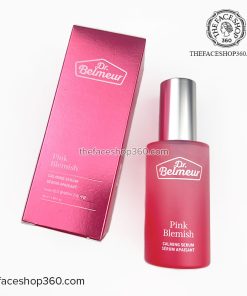 Tinh chất sáng hồng mờ thâm làm dịu da nhạy cảm Dr. Belmeur Pink Blemish Calming Serum 50ml The Face Shop